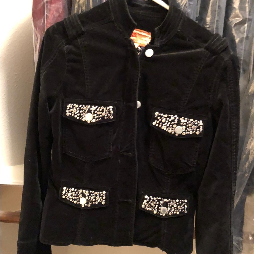 VELVET studded jacket